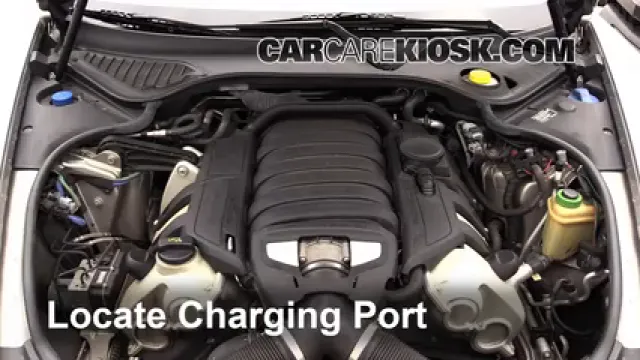 2010 Porsche Panamera 4S 4.8L V8 Climatisation Ajouter du réfrigérant